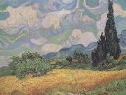 Vincent Van Gogh Wheat Field with Cypresses at the Haute Galline near Eygalieres (nn04) USA oil painting reproduction